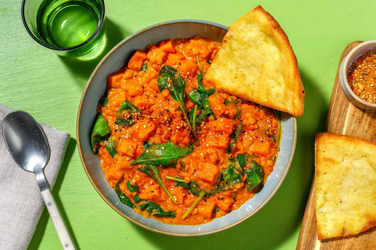 Warming Sweet Potato Coconut Dal