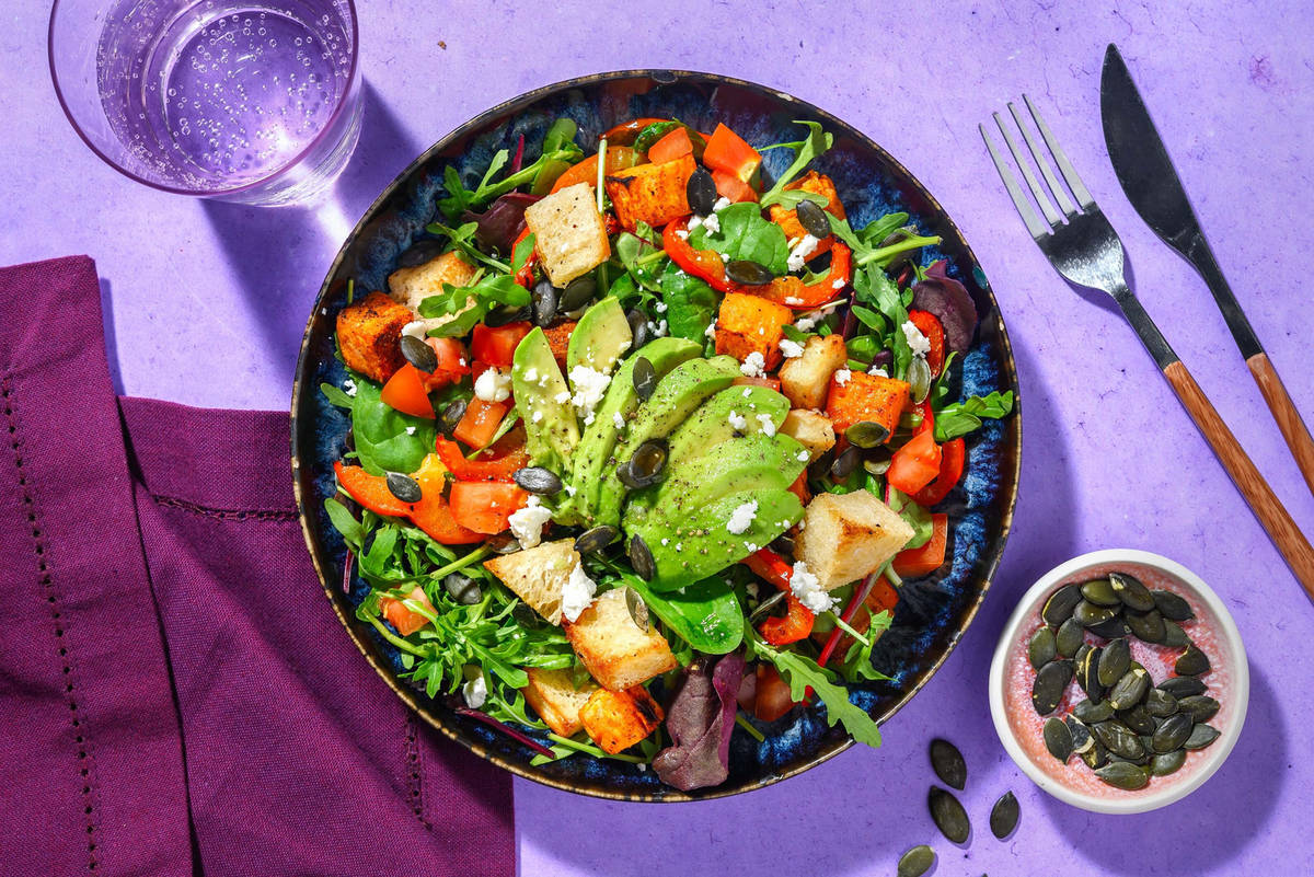 Warm Cajun Sweet Potato Salad