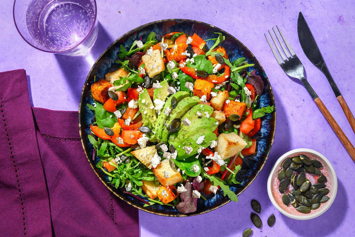 Warm Cajun Sweet Potato Salad