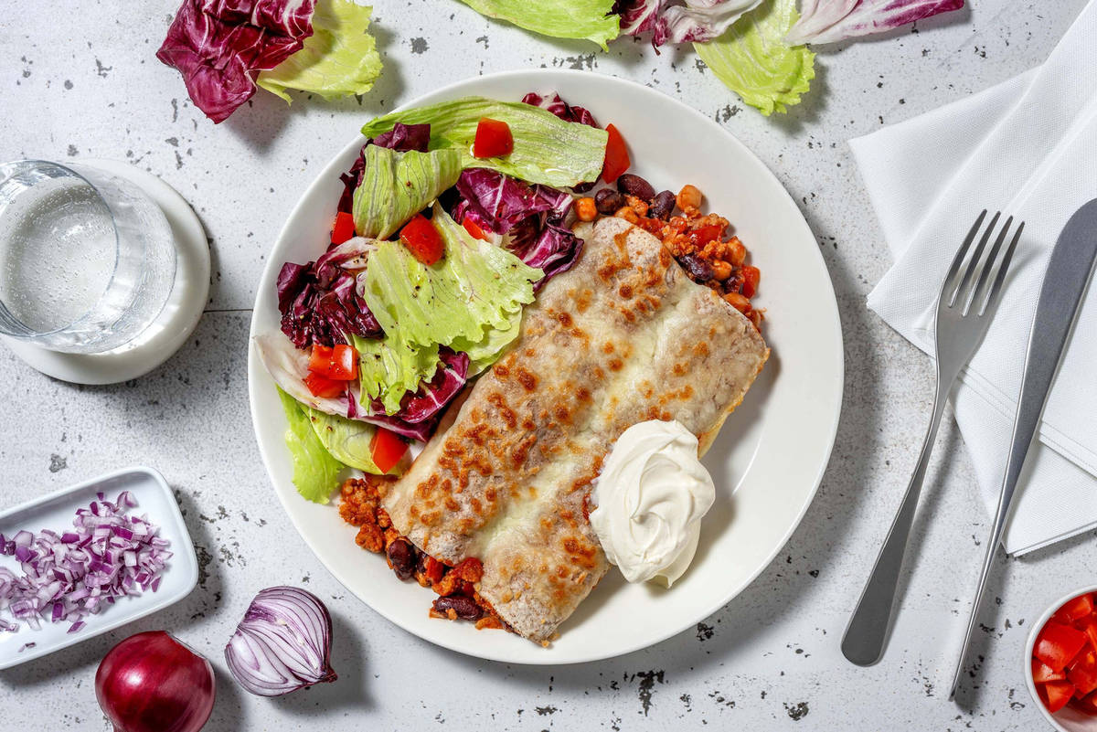 Enchilada's met kipgehakt