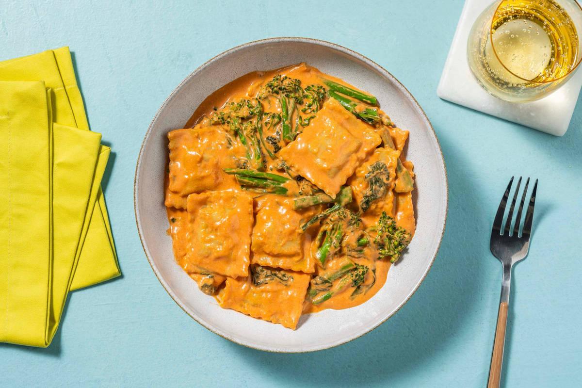 Creamy Tomato Ravioli