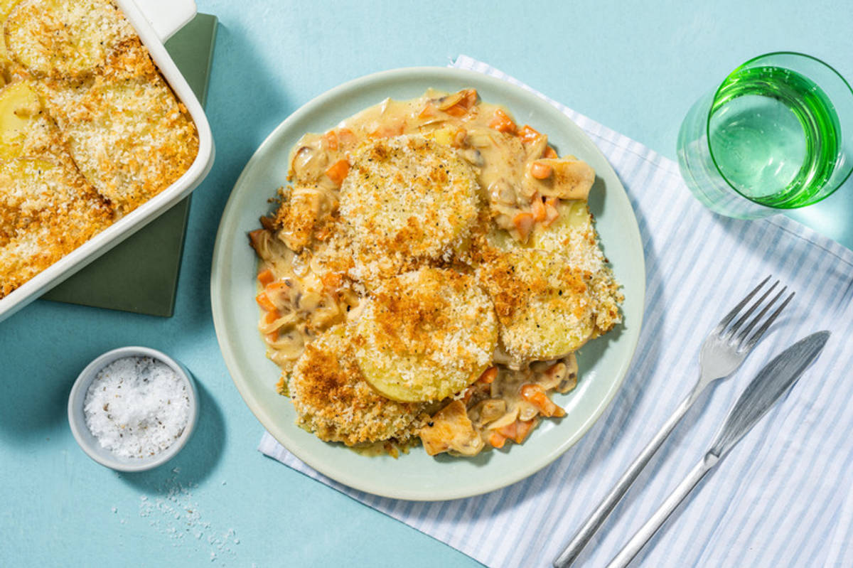 Potato Topped Chicken Pie