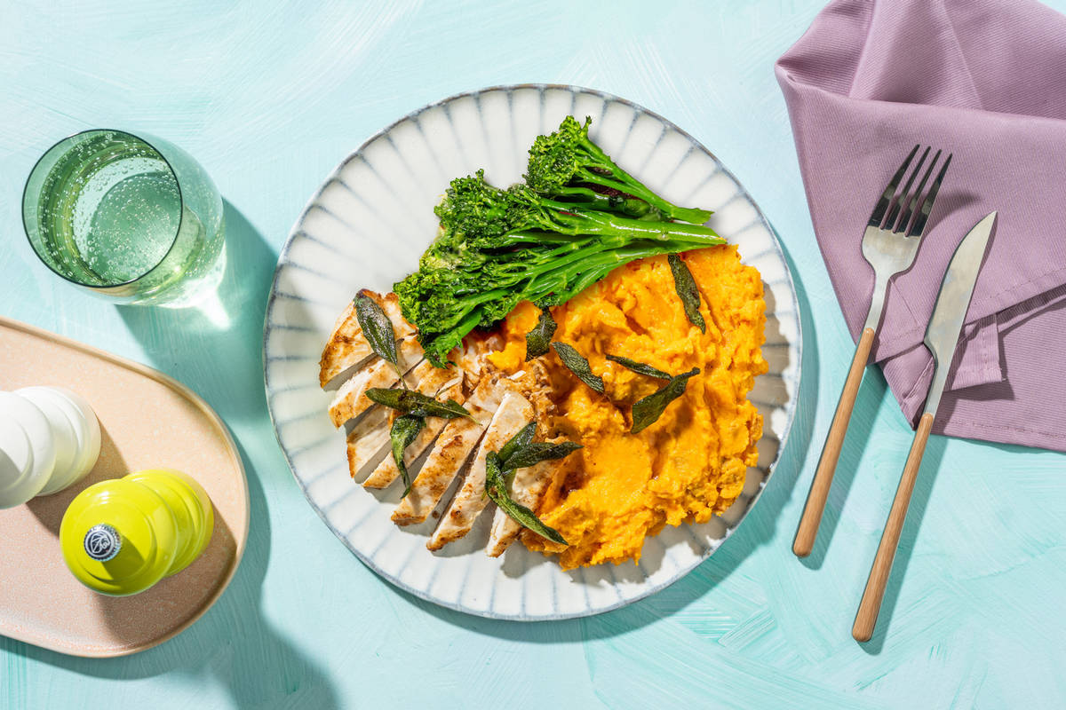 Pan-fried Chicken in Sage Butter