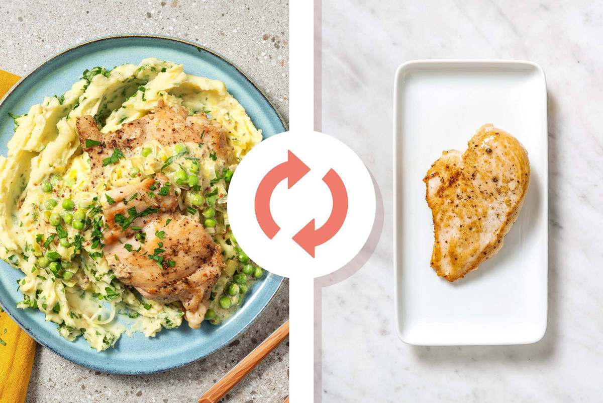 Creamy Leek and Mustard Chicken Breast