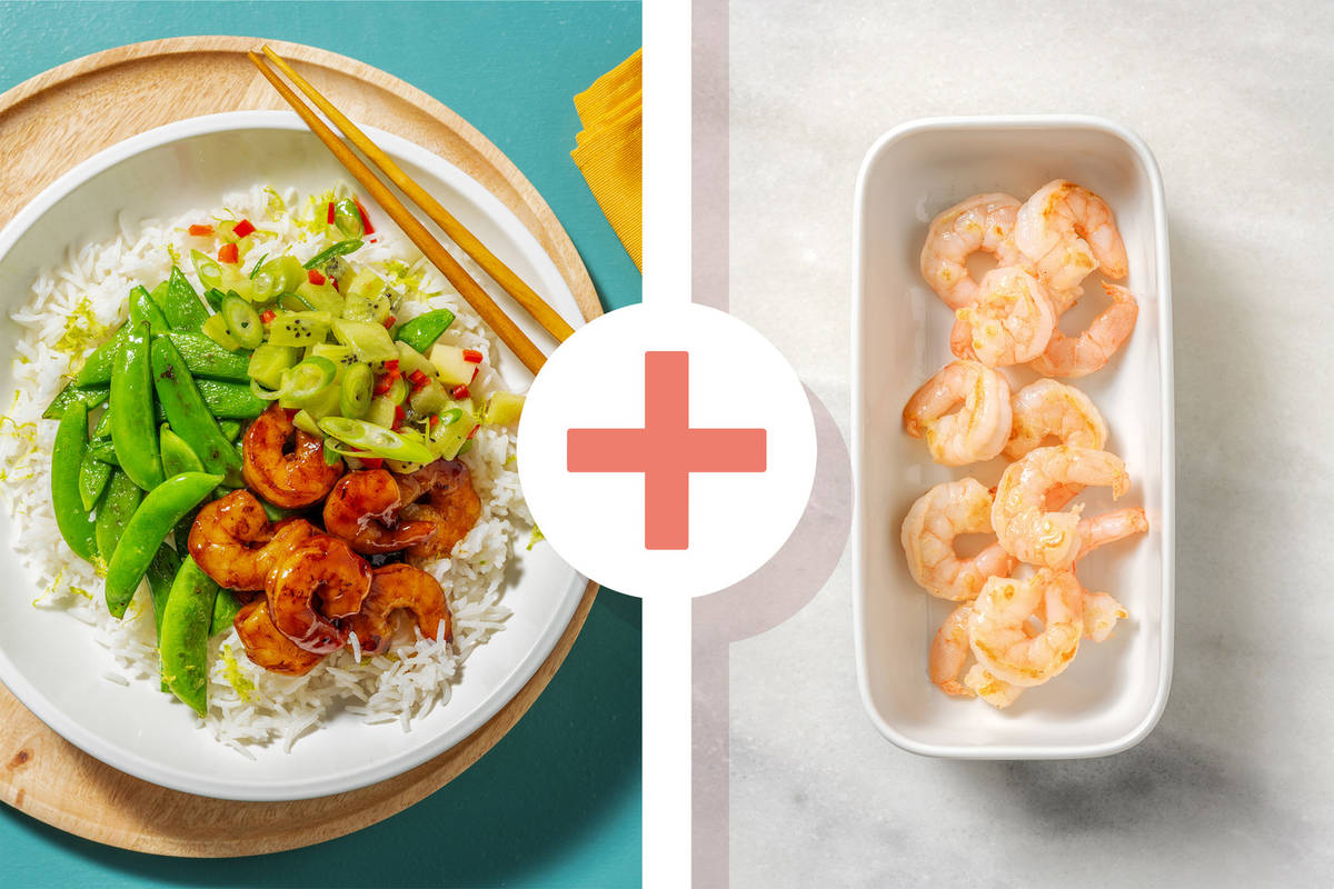 Teriyaki Double Prawn Poke Style Bowl 
