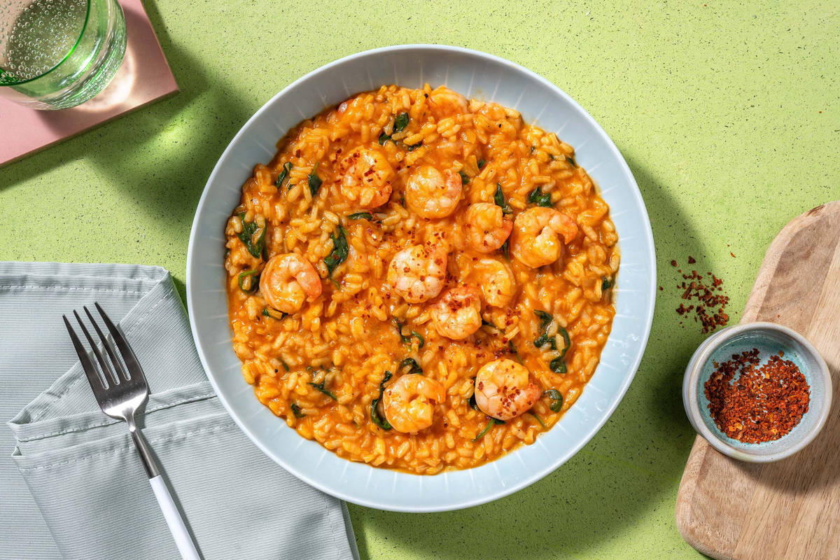 Prawn and Tomato Risotto
