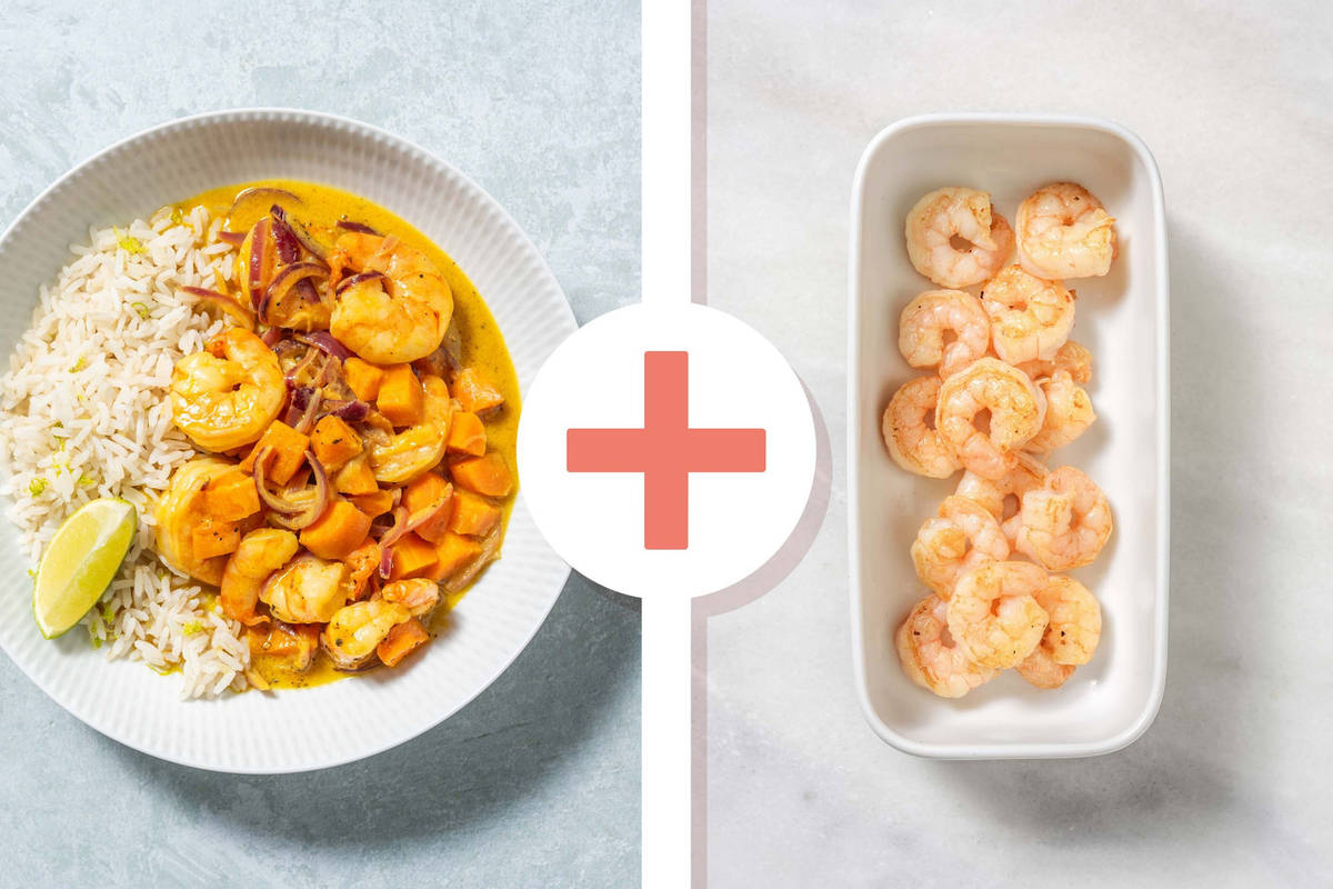 Yellow Thai Style Double King Prawn Curry