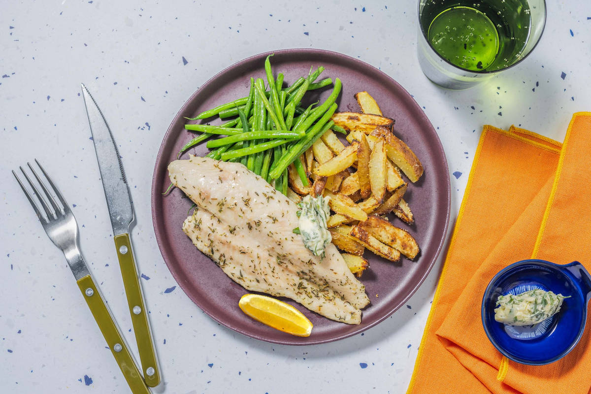 Oven-Baked Basa in Lemon-Tarragon Butter
