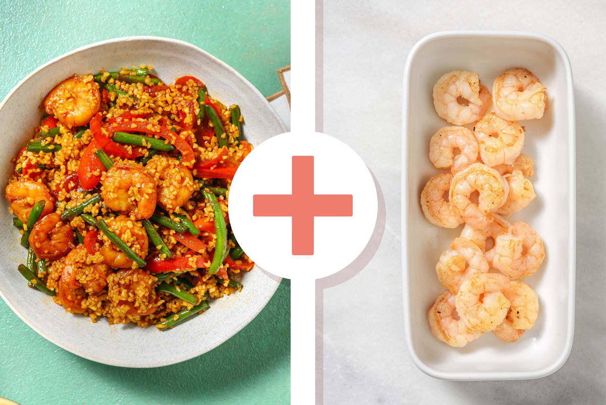 Spiced Glazed Double Prawns	