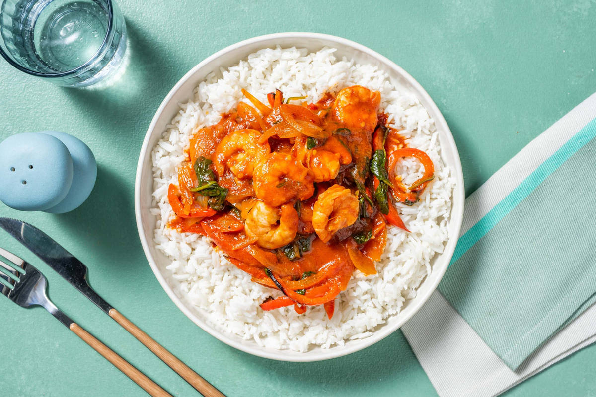 Pil Pil Inspired Double King Prawns