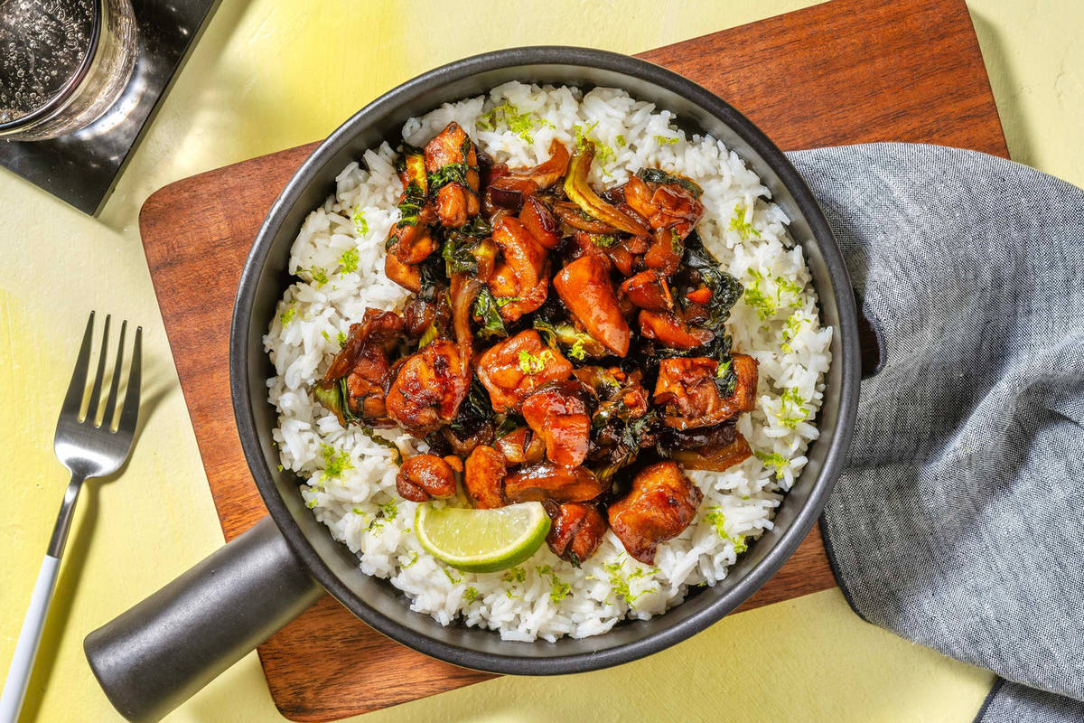 Hoisin Chicken and Plum Stir-Fry