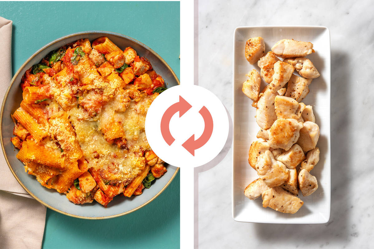 Cajun Chicken Breast and Tomato Pasta