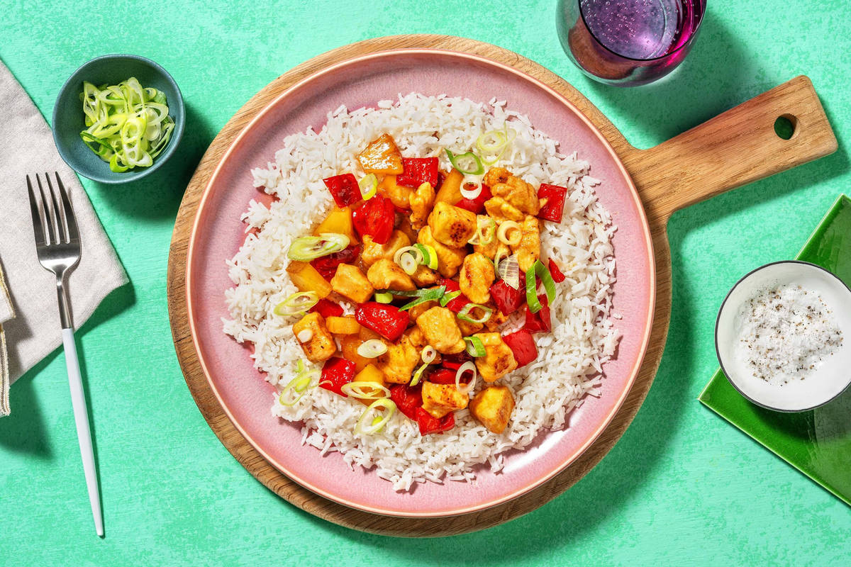Sweet and Sour Inspired Pineapple Chicken