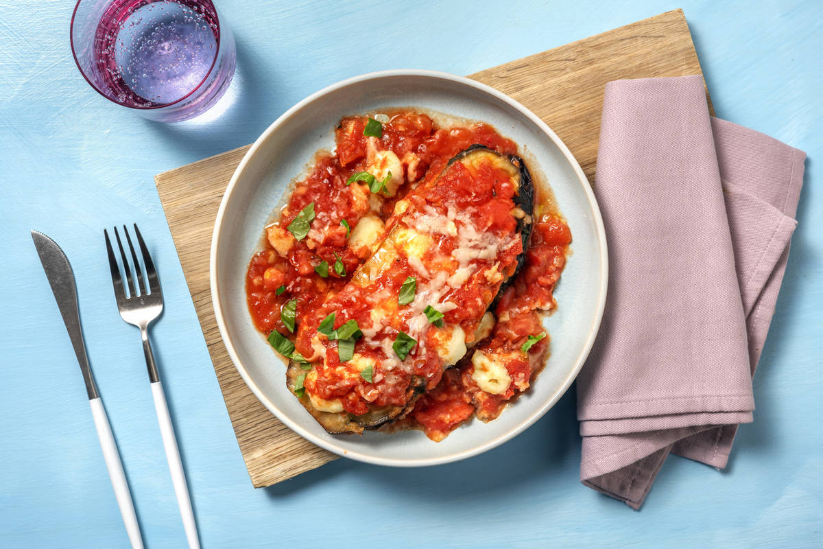 Lean Beef Aubergine Parmigiana