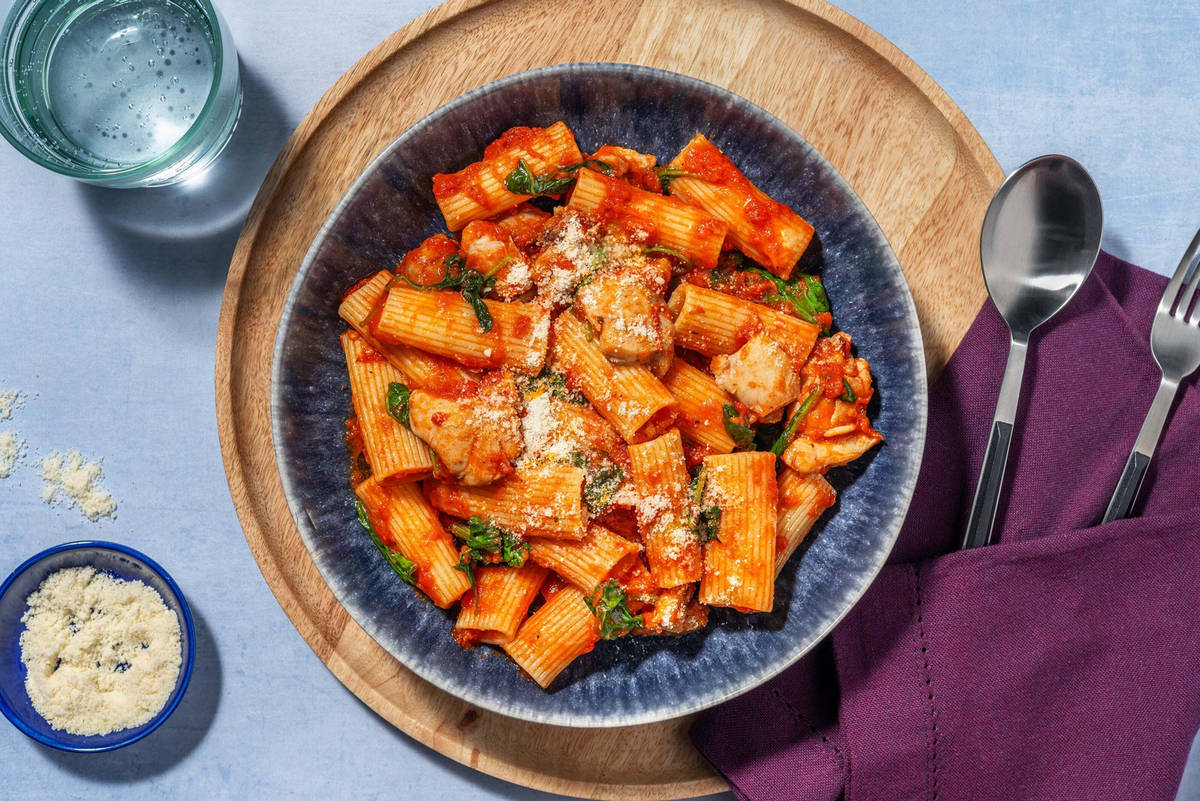 Cajun Chicken and Tomato Pasta