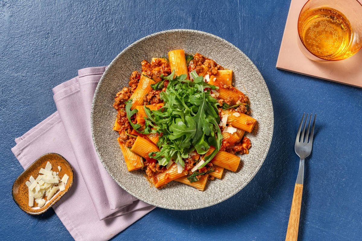 Midweek Chipotle Beef Rigatoni