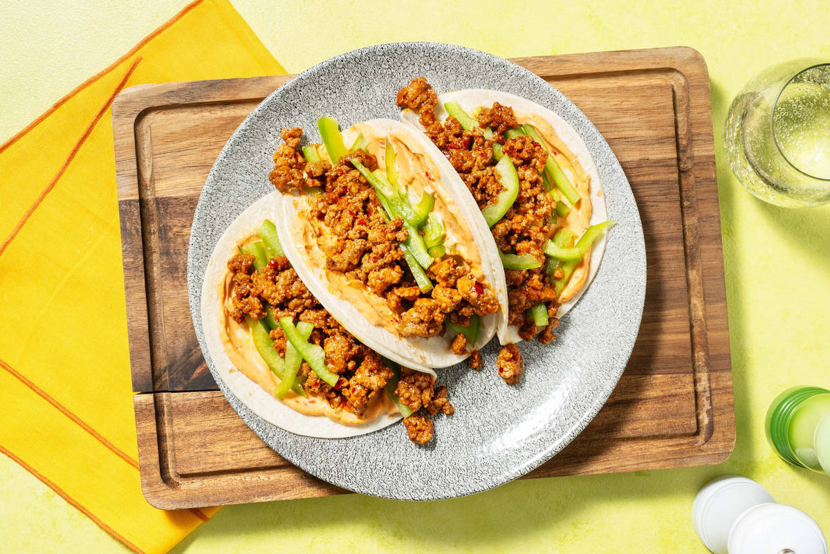Korean Style Beef Tacos