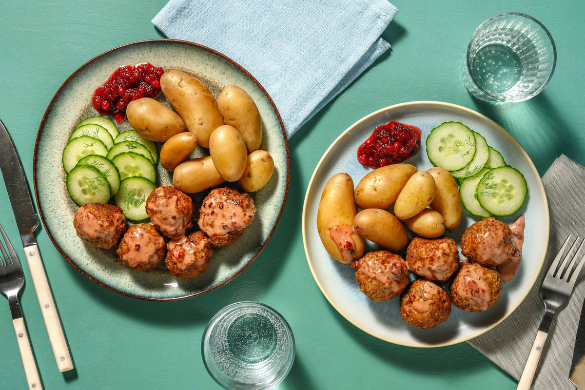Köttbullar och brunsås 