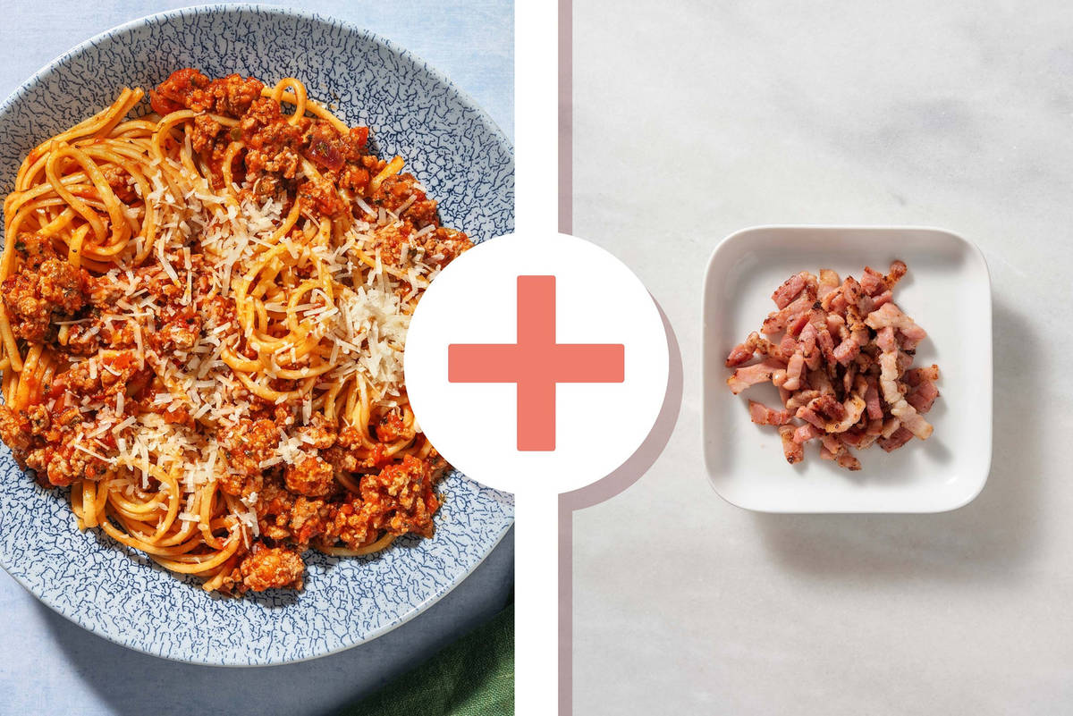 Herby Sausage and Bacon Ragu