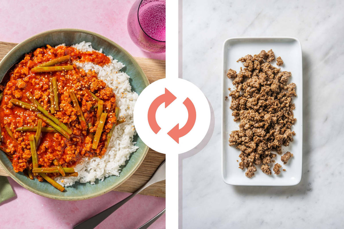 Slow Cooked Korean Style BBQ Beef Mince 