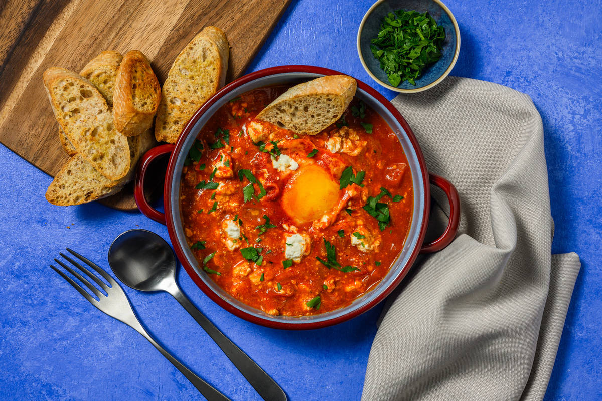 Shakshuka - zuppa maghrebina ai peperoni