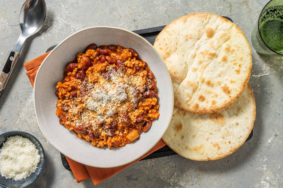 Tex-Mex Style Pork and Bean Chilli