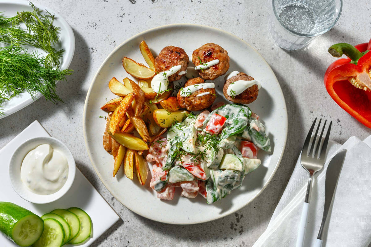 Smart Zesty Beyond Meat® Meatballs