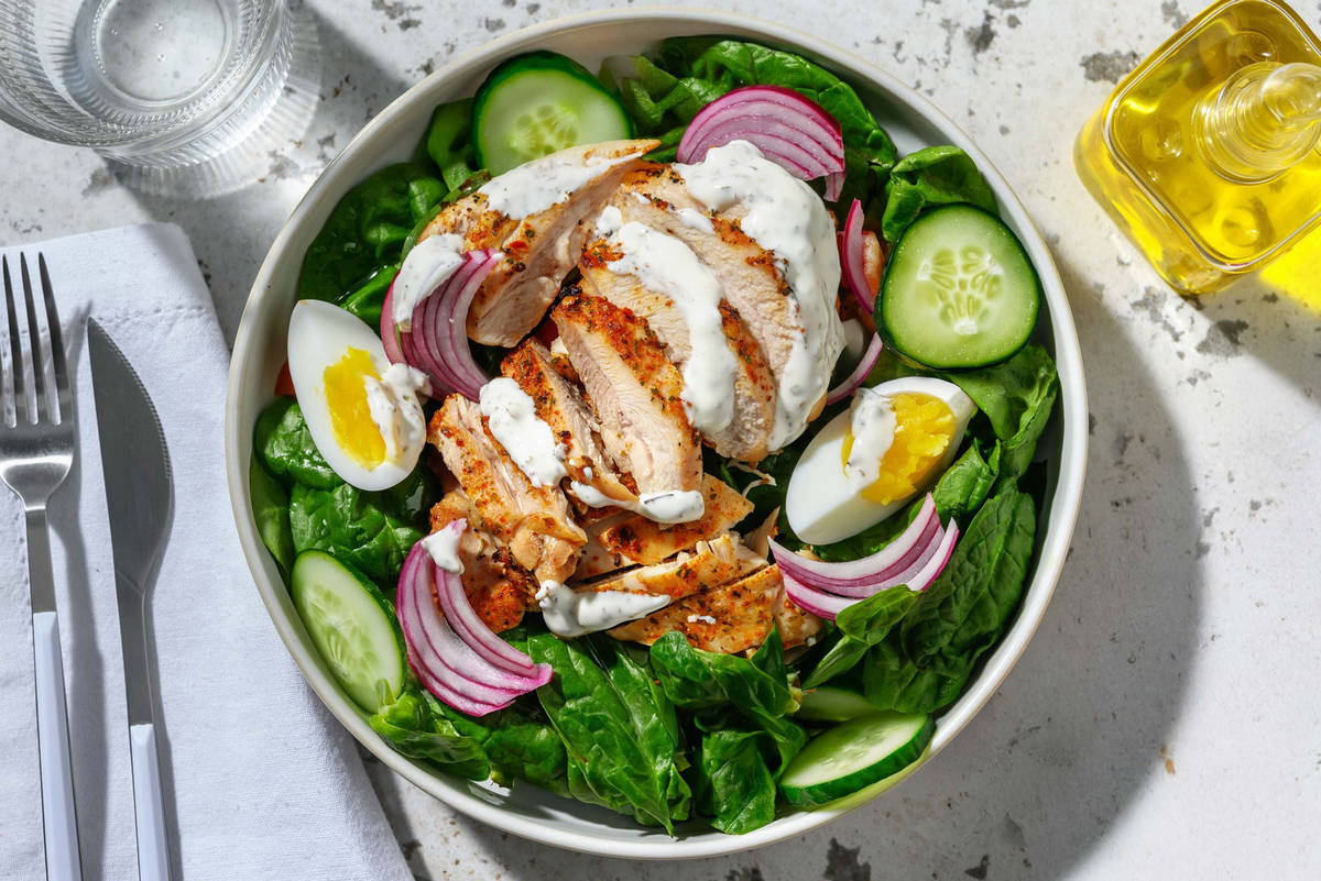 Repas futé : Salade de poulet BBQ