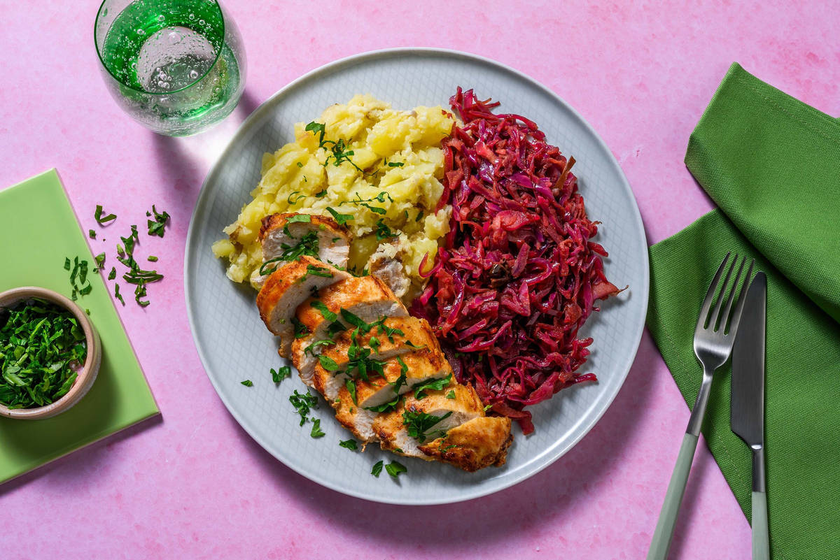 Turkey and Braised Cabbage