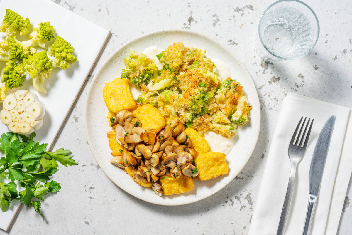 Broccolo romanesco al gratin