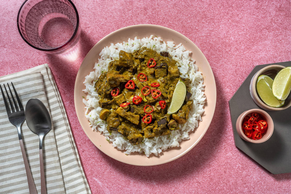 Aubergine Saag			