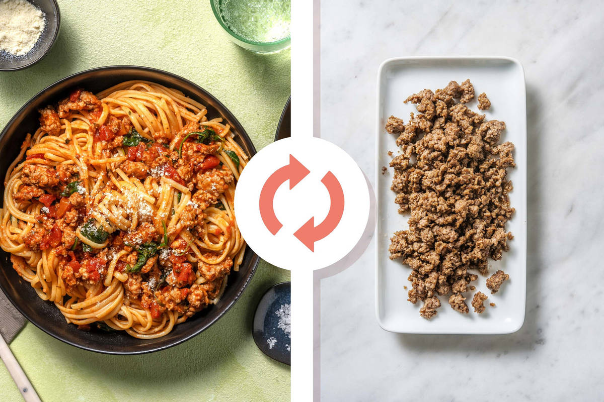 Herby Beef Linguine