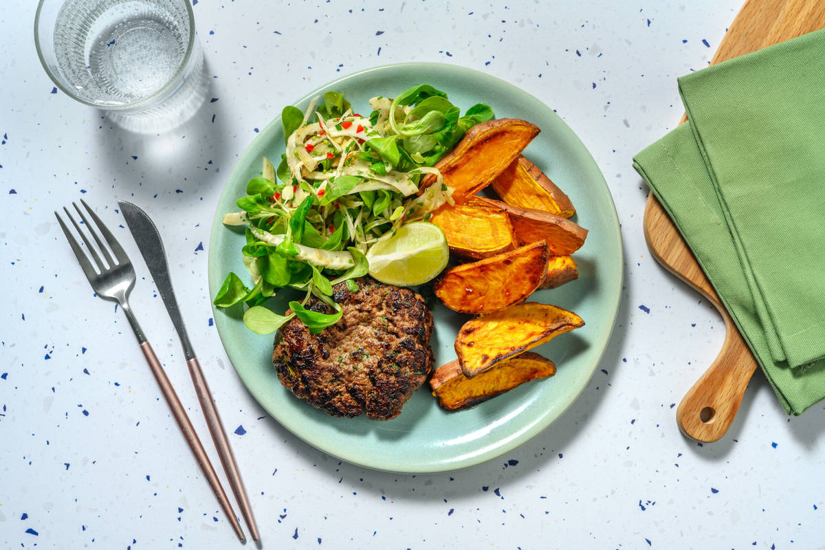 Thai Spiced Naked Burgers