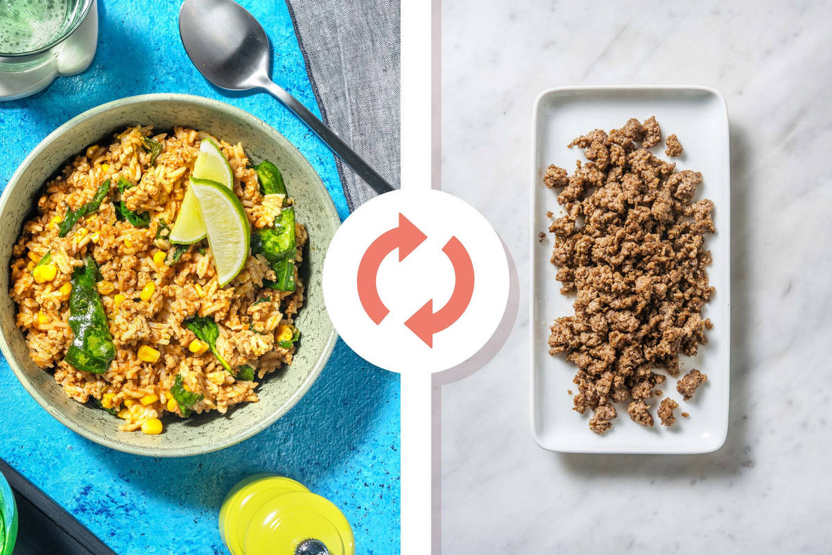 Caribbean Spiced BBQ Beef Fried Rice