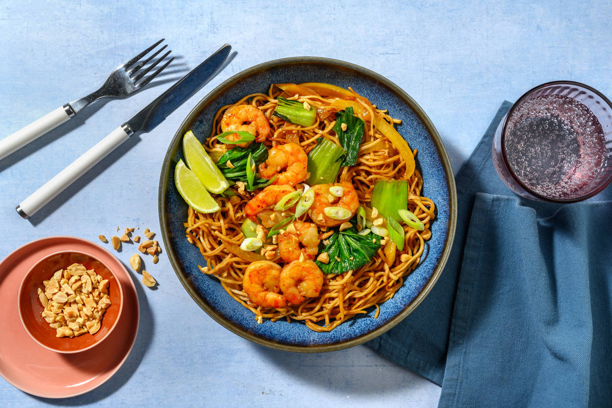 Chilli Garlic Double Prawn Noodles