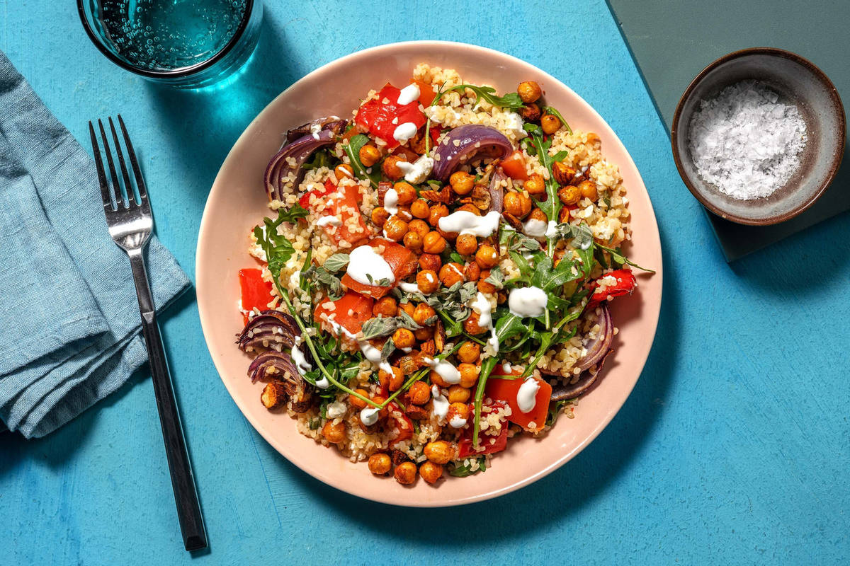 Spansk kikærtesalat