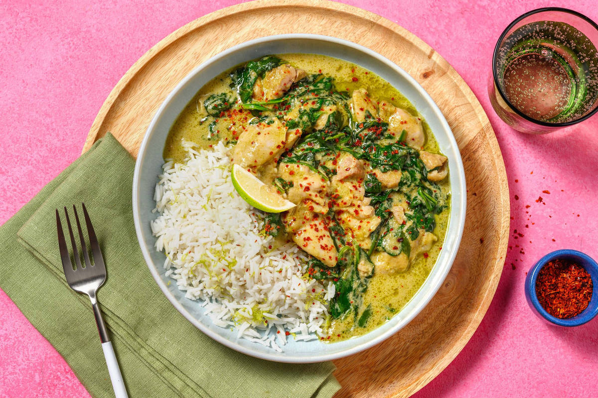 Thai Green Style Chicken Thigh Curry