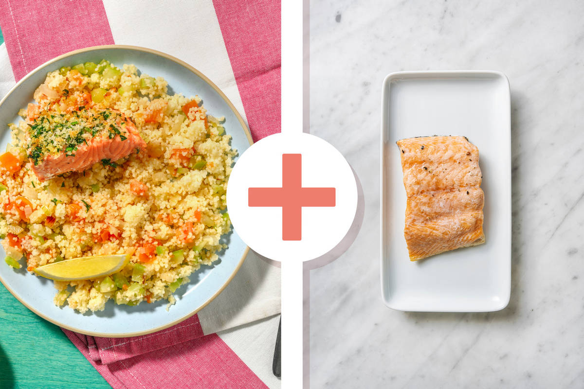 Salmone gratinato al prezzemolo