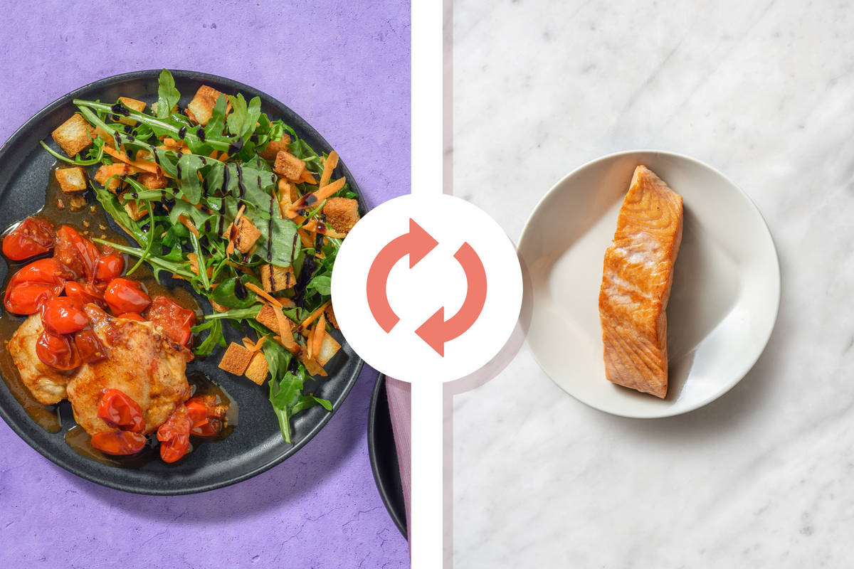 Salmone ai pomodorini