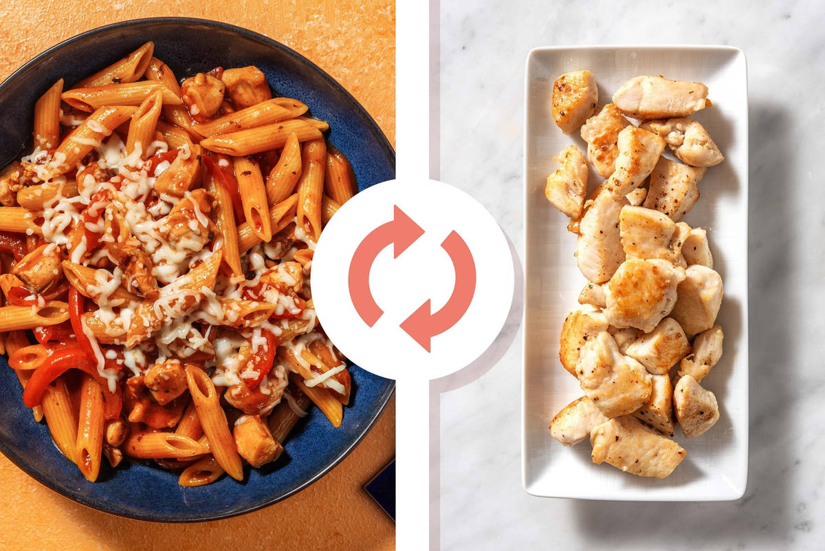 Sweet and Smoky BBQ Chicken Breast Pasta