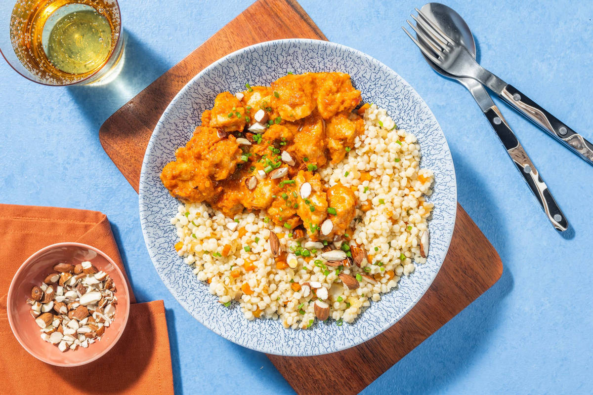Tajine di pollo alla crema di peperoni