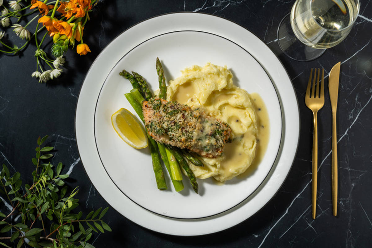 Hazelnut Crusted Salmon