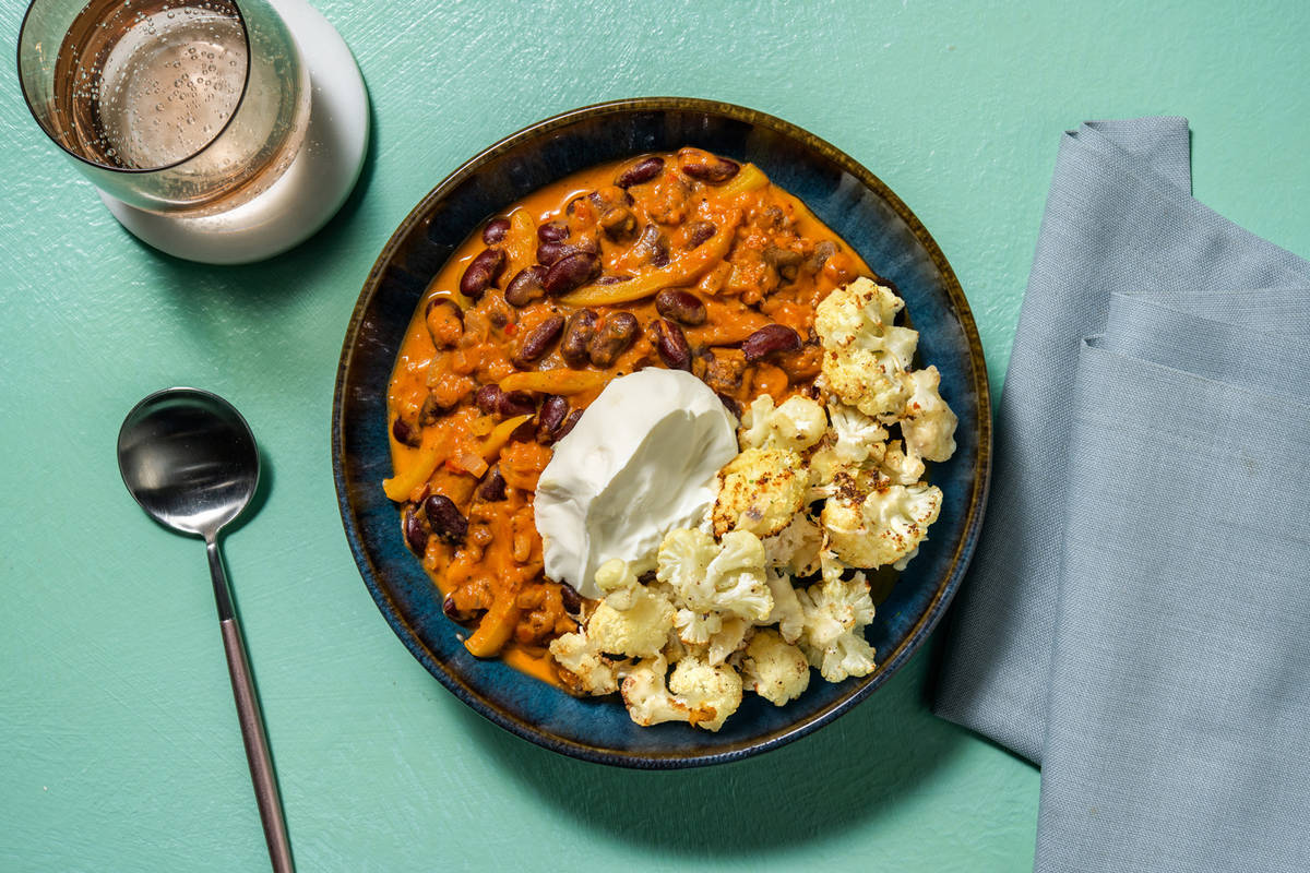 Spicy Bean Chilli with Pork