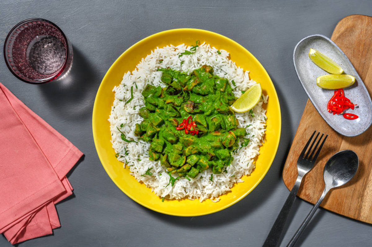 Aubergine Saag			