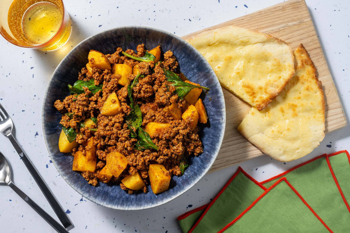 Beef, Potato and Spinach Rogan Josh