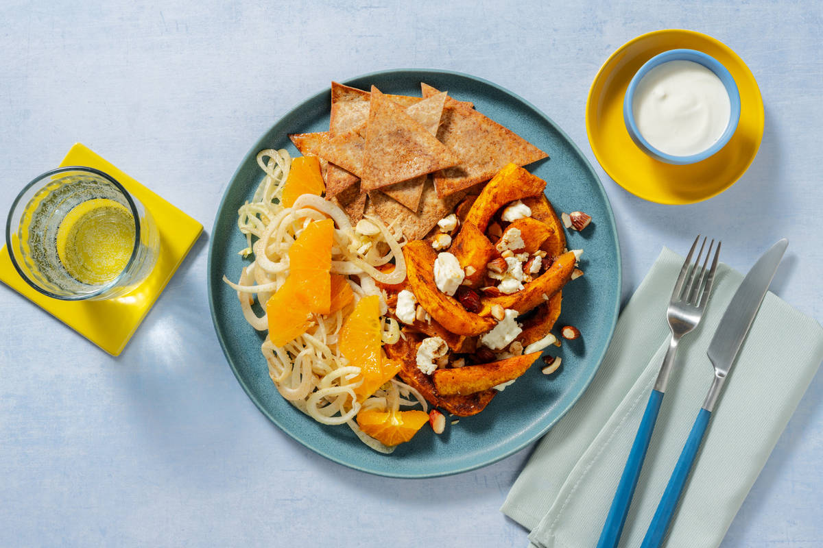 Zucca alla cannella e formaggio stile Cipro