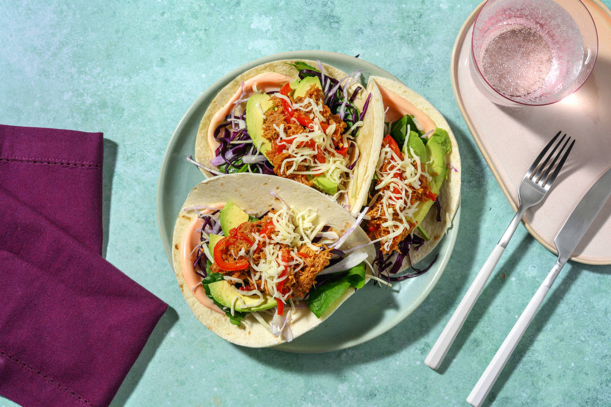 Express BBQ Prawns & Slaw Tacos