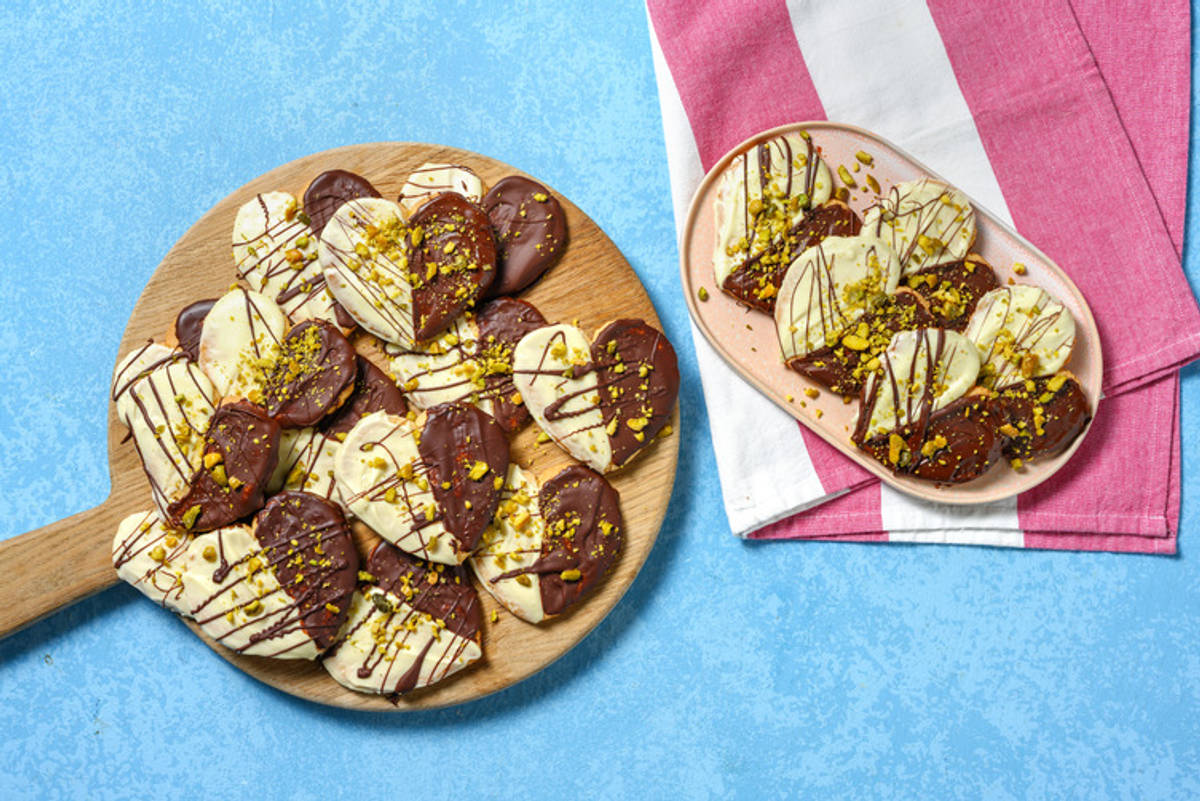 Fête des pères | Biscuits pistache et chocolat 