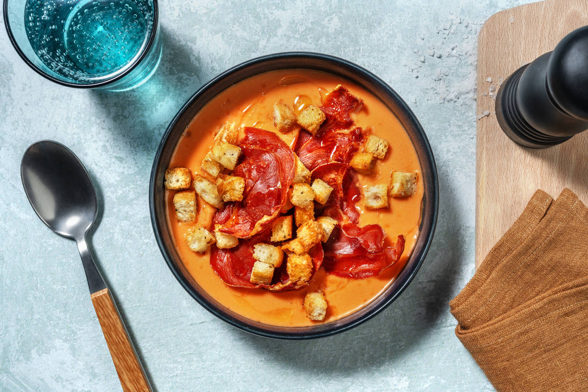 Salmorejo casero al estilo andaluz