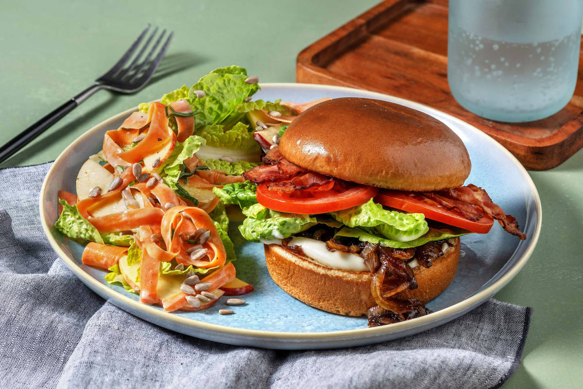 American BLT brioche sandwich
